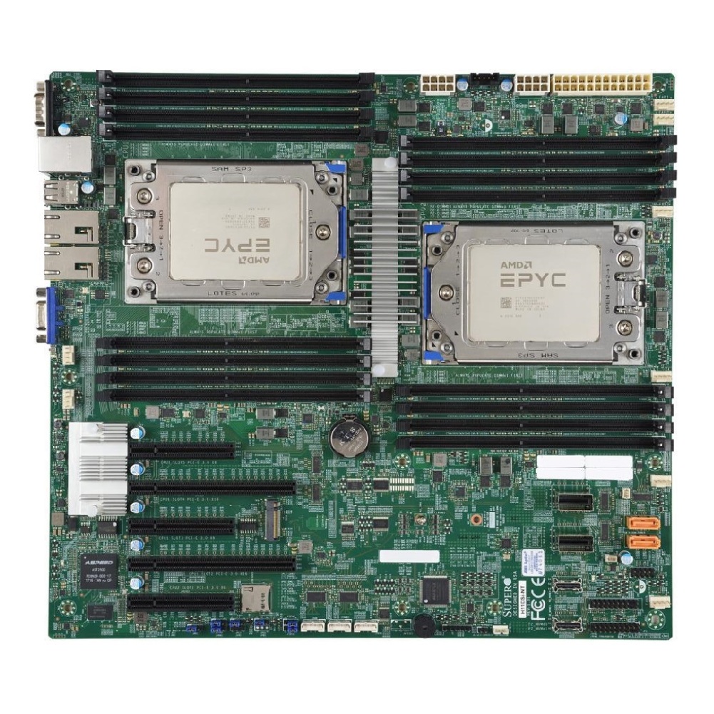Dual Socket Sp3 Epyc Motherboard - 콤보 박스 Supermic H11DSi-NT 마더보드 소켓
