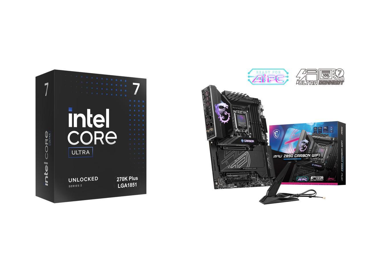 Z890 Wi-Fi 7 Motherboard - CPU 메인보드 콤보 - 인텔 BX80768270K