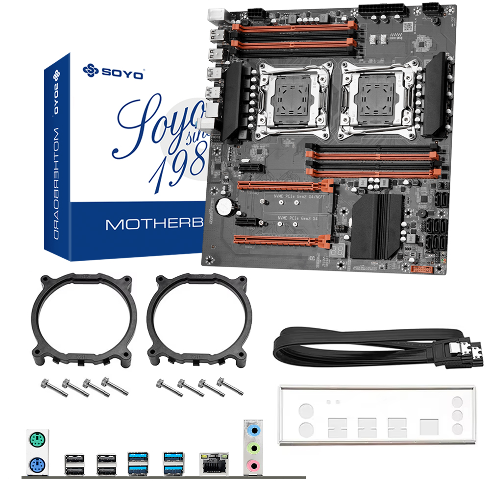 SOYO X99 듀얼 게이밍 메인보드 E5 2680 V - Dual Lga2011-3 Server Motherboard Combo 리뷰 및 가격